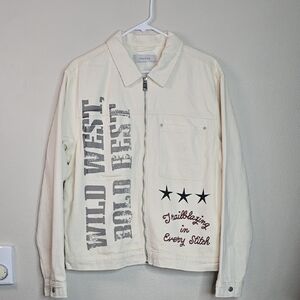 Pacsun Bone California Cowboy Gas Denim Mens Jackey Size M nWOT.